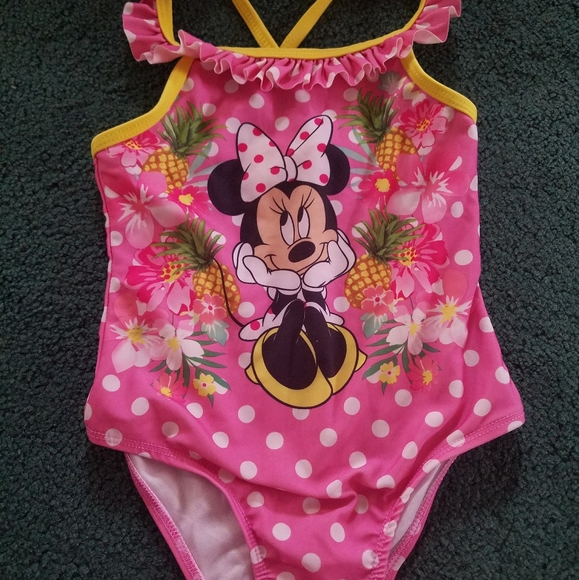 Pink 10 Kate Mack Girls Maui MOD Print Tassel Tank One Piece Swimsuit